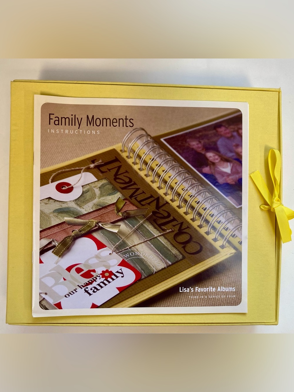 Family Moments Scrapbooking Kit - Lisa Bearnson, Album, Pages & Embellishments